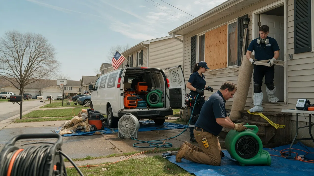 Water Damage Restoration in Spraggs, PA near me
